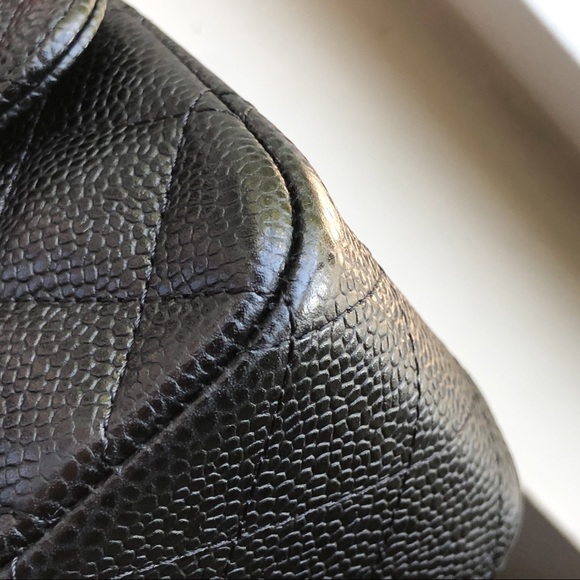 Chanel Black Caviar Square Mini - Picture 8 of 16